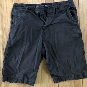 Black American Eagle Longer Length Shorts